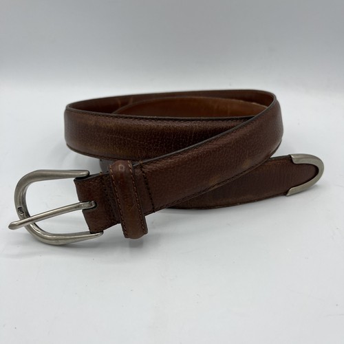 Coach Cintura Uomo Marrone Pelle di Mucca Nascondiglio Taglia 38