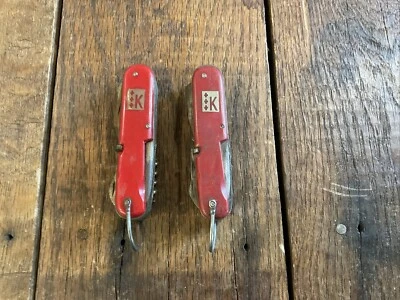 KORIUM Utility Swiss Style Pocket Knife Multitool Japan Fishing Knife Set Of 2 - Image 1 of 4