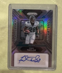 FRED TAYLOR 2023 FOTL Panini Prizm Sensational Signatures Auto #SS-FT #’d /149 - Picture 1 of 2