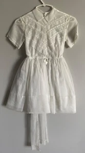 Vintage 60’s First Communion Dresss - Picture 1 of 4