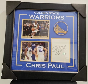 Chris Paul Signed Autographed 19.5x20.5 Framed Display with Photos Beckett - Picture 1 of 2