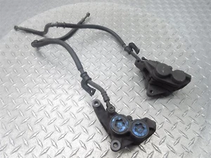 2000 00-01 Yamaha YZFR1 R1 Left Right Front Brake Caliper Line Hose Pad - Picture 1 of 9