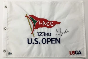 Prendedor Wyndam Clark LACC 123RD EE. UU. Abierto USGA Firmado Bandera Beckett BR77355 - Imagen 1 de 4