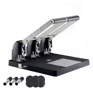 Extra Heavy-Duty 3-Hole Punch Changeable Hollow Pin 3 Holes Labor Saving 7mm - Picture 1 of 8