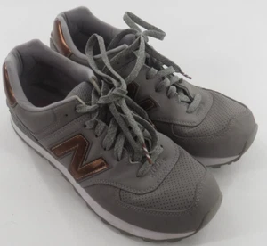 New Balance Womens 574Gray Copper shoes size 10 wl574vjb - Picture 1 of 9