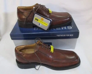 NIB Dockers Perspective Men's Leather Oxford Tan Dress ProStyle Shoes 8.5 - Imagen 1 de 5