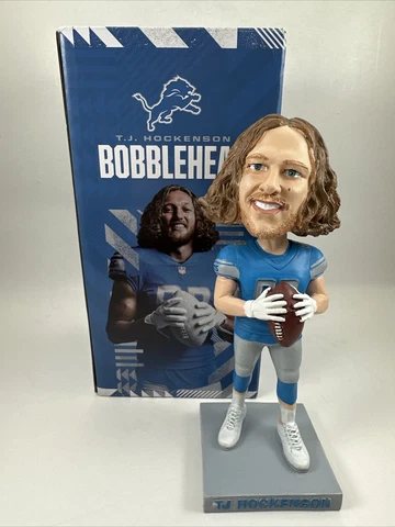 TJ Hockenson NFL Detroit Lions Bobblehead 2021 Collectors Edition W box Football Cover