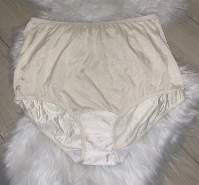 Vanity Fair 15712 Mujer Perfectly Yours Nylon Calzoncillos Bragas 8 XL Marfil Foto 1 de 4