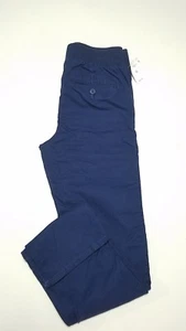 New Gap Kids Boys Pull-on Chinos School Uniform pants Navy Elysian Blue XXL  - Picture 1 of 5