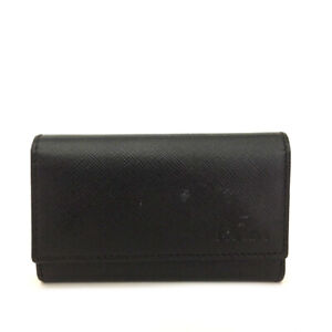 PRADA Saffiano Leather 6 Ring Key Case /R5594