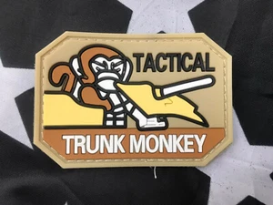 Parche táctico de gancho/bucle del ejército de PVC militar TRUNK MONKEY - Imagen 1 de 3