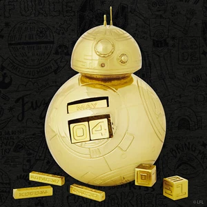 San Diego Comic Con 2018 Popminded Star Wars BB-8 Golden Perpetual Calendar - Picture 1 of 1