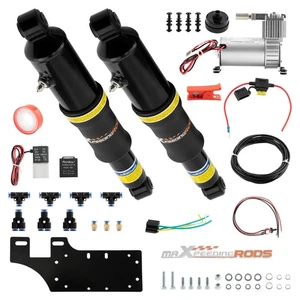 Air Suspension Arrière for Harley-Davidson Touring 94-20 avec Pompe 168W 12V - Picture 1 of 22