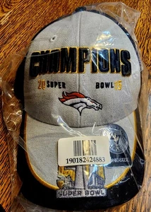 47 Marken Denver Broncos 2015 Super Bowl Champion verstellbare Mütze brandneu   - Bild 1 von 2