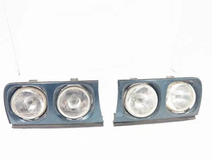 SET TWIN HEADLIGHTS FOR JAGUAR XJ40 XJ6 PAIR OF FRONT HEADLAMPS AND SURROUNDS - Picture 1 of 13