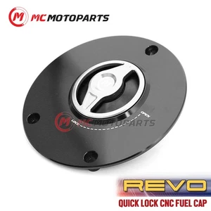 Tapa de combustible de liberación rápida CNC REVO sin llave para Kawasaki Ninja 1000SX ZX-10R 14-19 - Imagen 1 de 10