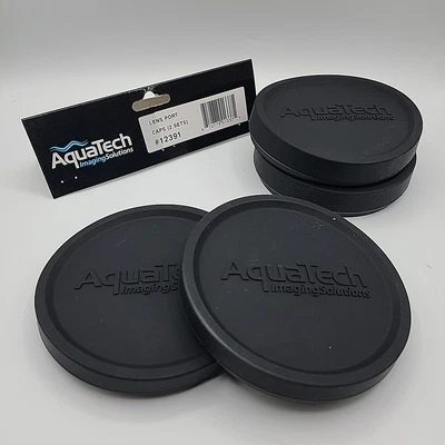 AquaTech Lens Port Caps Front and Rear 5 Inches 2 Sets 4 Caps In Total #12391 - Image 1 of 4