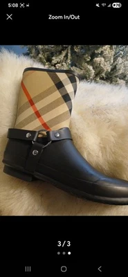 Botines de cuero para mujer Burberry talla 38,5 Foto 1 de 3