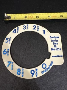 Vintage Goodyear Phone Dialer Insert - Picture 1 of 6