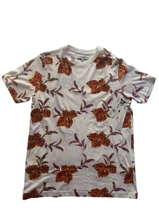 Truth Substance Common Sense White Floral Cotton T-Shirt Men's Size Medium NWT - Imagen 1 de 6