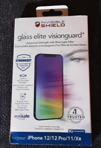 INVISIBLESHIELD Glass Elite Visionguard iPhone 12/12 Pro/11/Xr Screen Protector