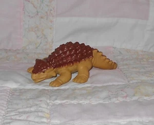 Playskool 1993 EUOPLOCEPHALUS 5.5" Long Dinosaur (Tail Moves) GUC - Picture 1 of 10