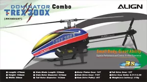 Align RC Helicopter T-REX 300X Super Combo 3D RC Helicopter - Picture 1 of 12