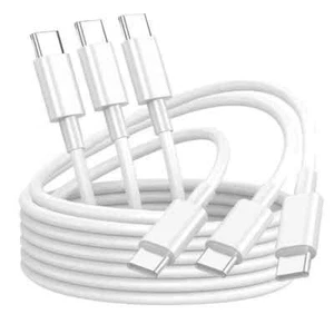 3x Cable Cargador USB Tipo C Carga Rapida 60 W Para iPhone 16 15 14 13 Pro Max - Picture 1 of 4