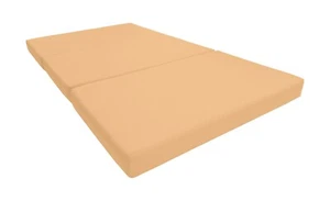 Twin Trifold Foam Bed, Shikibuton, Sleepover Ottoman Mattress 4 x 39 x 75 Peach - Picture 1 of 3