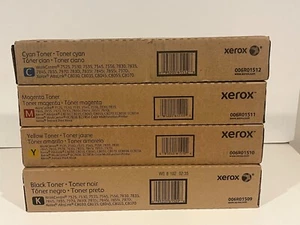 GENUINE XEROX TONER SET WC7830/7835 CYMK 006R01509 006R01510 006R01511 006R01512 - Bild 1 von 2
