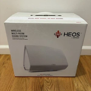 Denon HEOS 5 Wireless Speaker White Multi Room Sound System - Open Box - Picture 1 of 14