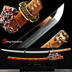 Top Quality Japanese Samurai Sword Tachi Saman Folded Steel Clay Tempered Razor - Picture 1 of 15