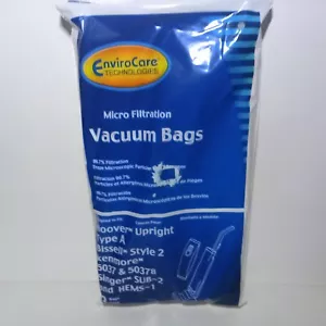 Hoover Type A Vacuum Bags, 3 Pack, Also fits Bissell Style 2 and Singer SUB-3 - Picture 1 of 3