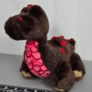 Ganz Webkinz HM338 Cocoa Dinosaur Plush Stuffed Animal Brown 9" - Picture 1 of 7