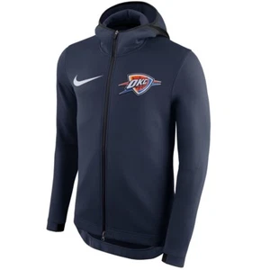 Oklahoma City Thunder Nike Showtime Thermaflex Therma Flex Full Zip Hoodie OKC - Picture 1 of 5