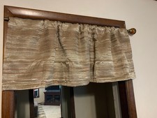 Jcp Home Studio Rod Pocket Lined Valance 54 W x 17 L Brown Forte