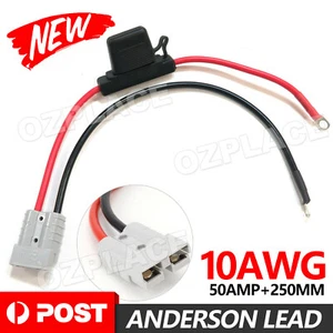 Für 50 AMP Anderson Stecker Lead to Lug M8 Terminal Akku Lade Stecker Kabel - Bild 1 von 7