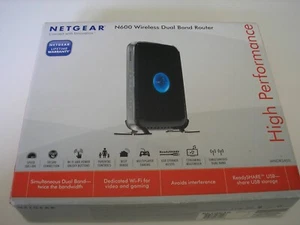 Netgear N600 4 Port Wireless Dual Band Router WNDR3400 - Picture 1 of 3