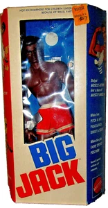 Figura de acción Mattel Big Jack 1971 Mattel 1971 de colección sin usar, en caja rara con etiqueta de muñeca original - Imagen 1 de 7