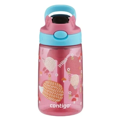 Contigo Kids Plastic Water Bottle with Redesigned AUTOSPOUT Straw - Hedgehog - Image 1 of 3