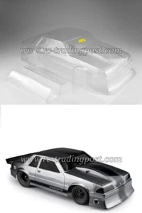 Clear RC Body 1991 MUSTANG FOX 1/10 (WB 12.75" 324mm) (22S/DR10/Slash/Drag) - Picture 1 of 1