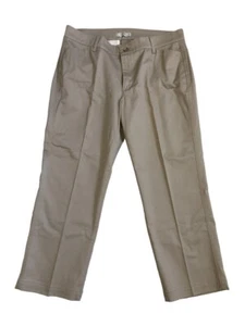 Pantalones chinos para mujer Riders by Lee talla 18M elásticos rectos de mezcla de algodón tostados - Imagen 1 de 9