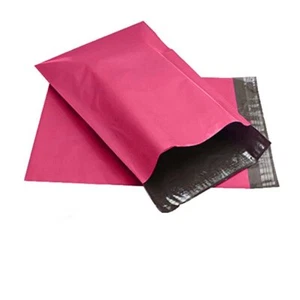 100 correos de polietileno 10x13 bolsas de envío embalaje de plástico sobre de correo rosa EE. UU. - Imagen 1 de 4