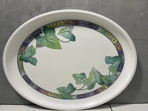 Villeroy und Boch Floral Leaf Blätter Melamin großes Serviertablett 20” x 16” - Bild 1 von 5
