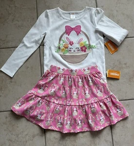 Gymboree Girl Sz 6 Easter Set. Appliqué Top, Pull On Skort NWT. MSRP $71.90. - Picture 1 of 4
