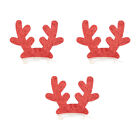 3Pcs christmas antlers hair clips Christmas Pet Hairpin Christmas Reindeer