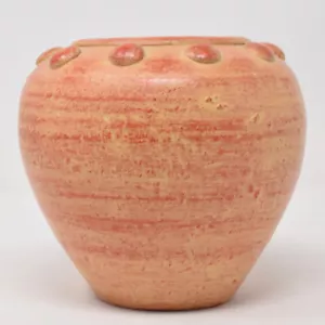 Vaso zenzero ceramica fioriera vaso arancione decorazione gres rustico cottagecore - Foto 1 di 10