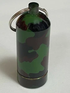 10x Geocaching Camo Bison Tube Geocache Cache Container Camouflage Pill Bottle - Picture 1 of 3