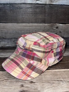 GAPKIDS GAP KIDS GIRLS S/M PLAID CAP HAT CHECKERS BASEBALL CAP - Picture 1 of 6