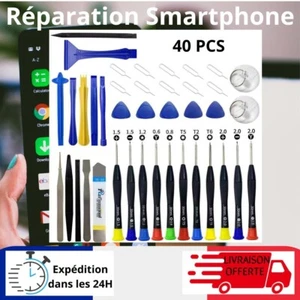Kit Réparation Téléphone Tournevis Tablette Colle Adhésif Outils Précision Ecran - Foto 1 di 3